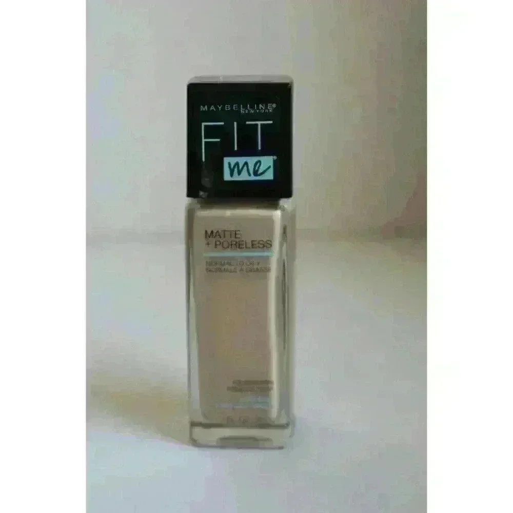 Maybelline Fit Me Matte & Poreless Liquid Foundation Makeup - 102 Fair Porcelain